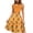 Orange, variant on qucoqpe Summer Dresses for Women 2026 Fashion Floral Print Sleeveless Crew Neck Loose Fit Casual Midi Tank Dress