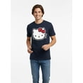 thumbnail image 3 of Sanrio, Men's & Big Men's Graphic Tee, Hello Kitty Bow, Sizes S-3XL, 3 of 5