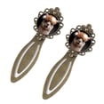 thumbnail image 2 of Alpaca Vintage Copper-Colored Lace Bookmarks: Stainless Steel Book Marks for Book Lovers - Set of 2, 2 of 5