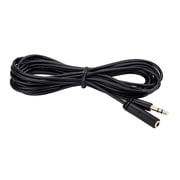 Cables Direct Online Black 50ft 3.5mm Stereo Audio AUX Extension Male to Female Cable 1-Pack