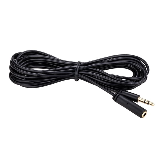 Cables Direct Online Black 3ft 3.5mm Stereo Audio AUX Extension Male to Female Cable 1-Pack