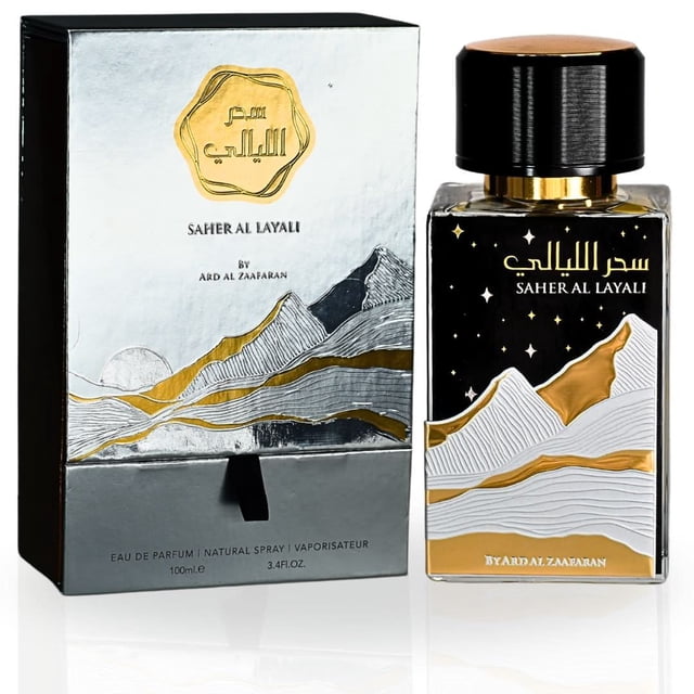 Spray EDP Saher Al Layali de 100 ml (3,4 oz) de Ard Al Zaafaran | Una impresión duradera de eleganci