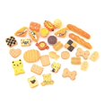 thumbnail image 3 of 30 Uds., casa de muñecas 1:12, Comida en miniatura, manualidad casera, adorno, muñeca, postre, juguete para niños, 3 of 5