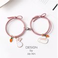 thumbnail image 1 of ML Cartoon Rabbit Magnet Attract Bracelet for Lovers Cute Animal Adjustable Friendship Bracelets Couples Memorial Jewelry Gift, 1 of 6