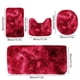 thumbnail image 3 of Uuiauoio Solid Color Bath Mats 4 Set,Bathroom Rugs,Toilet Mats Universal,Soft and Comfortable,Water Absorption,Non-Slip Thick Washable,Easier to Dry(15.7x31.5in,15.7x23.6in,15.7x19.6in,15.7x14.9in), 3 of 7
