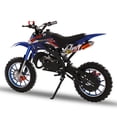 thumbnail image 2 of WETLA Mini Motocross,49cc 2-Stroke Kids Dirt Bike,Gas Power Motocross,Off Road Mini Motorcycle,Pocket Motorbike with Front Rear Disc Brakes,Racing Max Speed 40KM/H (Blue), 2 of 12