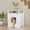 White + MDF, variant on Hidden Cat Litter Box Enclosure Furniture, Indoor Wooden Cat House with Cabinet, Modern Side Table with Storage Shelf for Living Room or Bedroom – White MDF 18.9x20.87x24.8 inches
