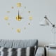 thumbnail image 1 of Reloj de pared grande, reloj de pared sin perforaciones, reloj de pared silencioso moderno, reloj colgante luminoso para salas de estar/dormitorios, plata, 1 of 4