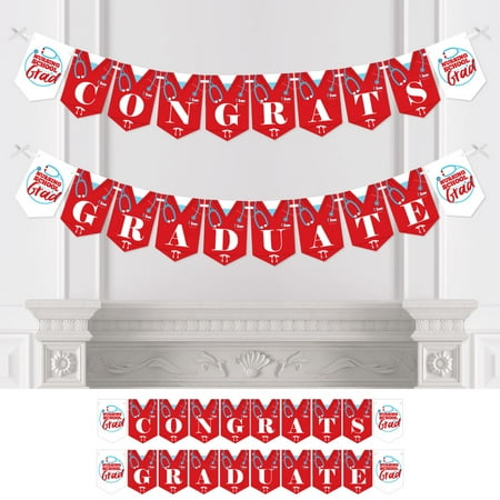 Nurse Graduation Medical Nursing Graduation Party Bunting Banner