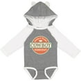 thumbnail image 3 of Inktastic Cowboy Vintage Logo Boys Long Sleeve Baby Bodysuit, 3 of 5