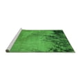 thumbnail image 2 of Ahgly Company Machine Washable Indoor Rectangle Oriental Green Industrial Area Rugs, 7' x 9', 2 of 4
