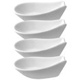 thumbnail image 4 of White Ceramic Spoon Rest Set of 4, Heat Resistant Soup Spoon Holder with Smooth Surface, Elegant Utensil Stand for Kitchen, Home, Restaurant, and, 4 of 4