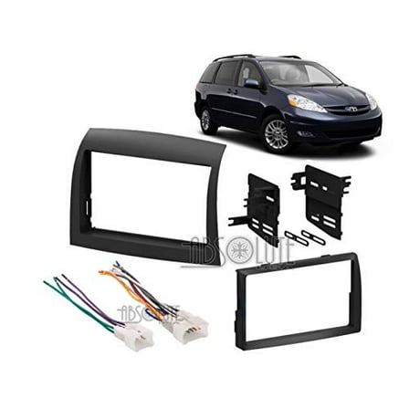 Metra 95-8208 Fits Toyota Sienna 2004-2010 Double DIN Stereo Harness Radio Install Dash Kit Package