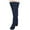 Navy-A, variant on Penkiiy Over Knee High Fuzzy Socks Plush Slipper Stockings Furry Long Leg Warmers Winter Home Sleeping Socks Leg Warmers for Women Pink