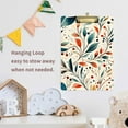 thumbnail image 4 of FORMRS Acrylic Clipboard with Low Profile Clip Standard A4 Letter Size, 12.5" x 9", Beige Whimsical Leaves, 4 of 8