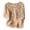 Khaki, variant on Linen Shirts for Women Summer 2025 Retro Embroidered 3/4 Sleeve Boho Tops Dressy Casual Blouses Teacher Loose Tunics