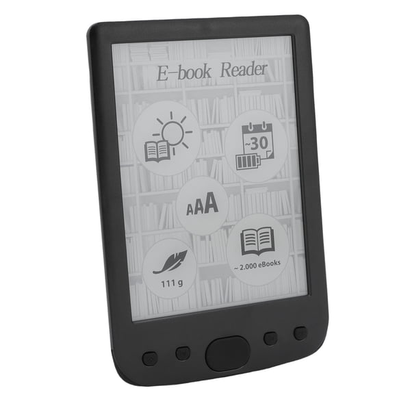 E Book Reader,6 Inch Ink Screen EPaper Reader,Portable Electronic Book Reader with Protective Case