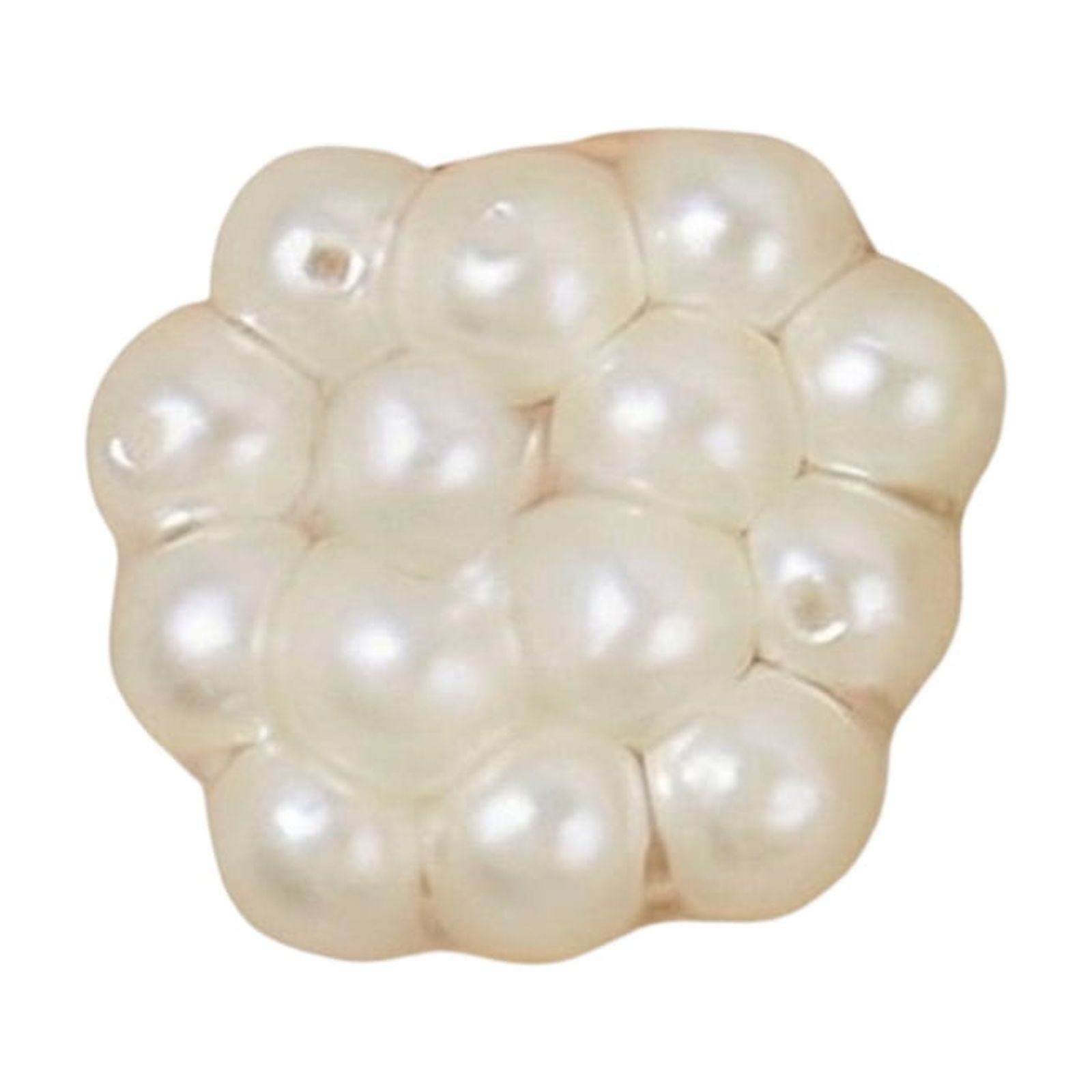 Faux Pearl Crunchy Squishy Stress Reliever, Novelty Bead Filled Squeeze Ball, ASMR Sensory Decompression Sphere