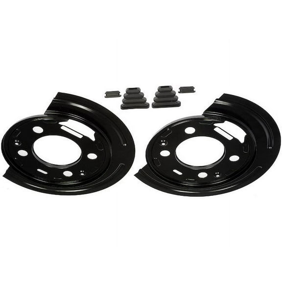 Rear Brake Backing Plate - Compatible with 2001 - 2006 GMC Sierra 3500 2002 2003 2004 2005