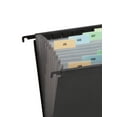 thumbnail image 4 of Smead Poly Hanging Expanding File, 12 Dividers, Letter Size, Black (65125), 4 of 5