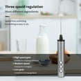thumbnail image 3 of KONTONTY Milk Frother Electric Frother For Coffee Electric Milk Portable Easy To Clean, 3 of 8