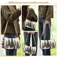 thumbnail image 4 of FORMRS Womens Shoulder Bag with Chain Strap Clutch Purse Cute Tote Handbag, Hand Drawn Christmas Trees, 4 of 7