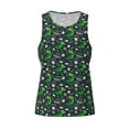 thumbnail image 4 of Gaeub Dinosaur and Bone Men's Athletic Tank Top, Workout Sleeveless Shirts, Running Tank Tops for Gym, Running, Training - 4X-Large, 4 of 9