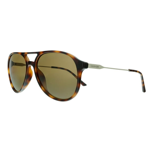 Calvin Klein CK20702S 240 Soft Tortoise Aviator Sunglasses for Mens