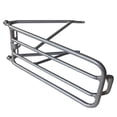 thumbnail image 3 of Folding Bicycle Luggage Carrier Alloy Portable Heavy Duty Polished Cargo Rear Rack Cycling Cycle Holder Replacement for Brompton Silver, 3 of 9