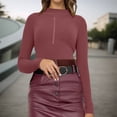 thumbnail image 2 of Sweaters for Women Oversized Pullover Casual Knit Cozy Fall Autumn Outfits Long Sleeve Knit Pullover Sweater Top With Button Detail Soft Comfortable Casual Crewneck Blouse For Everyday Wear, 2 of 8