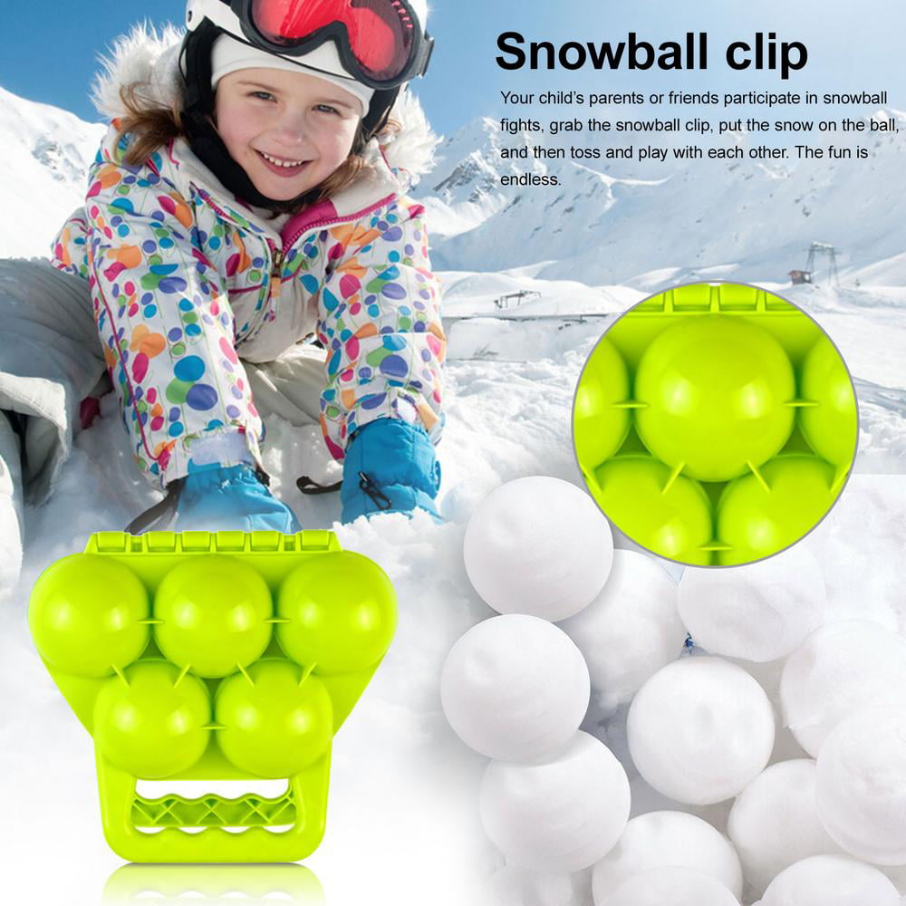 F Fityle Snowballs Maker Tools Fights Toys for Kids & Adults Winter Outdoor Activities 