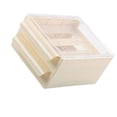 thumbnail image 4 of Tongina Egg Tray, Space Saving Kitchen Egg Box, 30 Grid Double Layer Type Egg Storage Rack for Fridge Refrigerator Kitchen Table Home Cream, 4 of 8