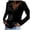 Black, variant on Vedolay Long Sleeve T-Shirt for Women Female Sweatshirt Workout Tunics Tops Blouses Black,M