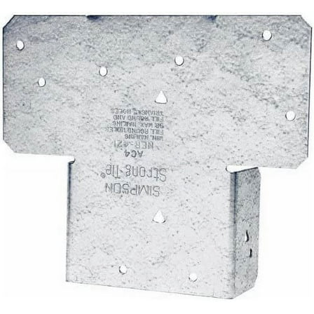 2 Pack Simpson Strong Tie AC4 4X Adjustable Beam/Post Cap