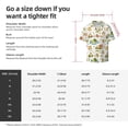 thumbnail image 7 of Fotbe Cute Frog print Short Sleeve Button Down Shirts for Men Casual Summer Beach Wrinkle Free Shirt-Large, 7 of 7