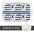 thumbnail image 2 of Pofeuu Bulldog Friend Print Flannel Doormats Rug16"x24"Rug Washable Doormats Indoor Outdoor Rugs for Layered Front Door Mats, Porch, Kitchen, Entryway, 2 of 7