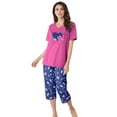 Dreams & Co. Women's Plus Size 2Piece Capri Pj Set Pajamas