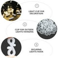 thumbnail image 2 of 100pcs Gutter Hooks Plastic S Clip Hooks Securing Lights Hook for Outdoor, 2 of 6