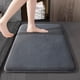 thumbnail image 2 of KATE Rugs, espuma viscoelástica ultra absorbente y antideslizante, lavable a máquina, alfombrillas de baño de terciopelo suave, más fáciles de secar para el suelo del baño (17 x 24 pulgadas, gris oscu, 2 of 5