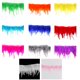thumbnail image 4 of 1 yarda Hermoso cuello de gallo Hackle Franja de s Recorte 11 colores Elección Púrpura Sunnimix Ajuste de flecos, 4 of 7