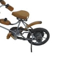 thumbnail image 4 of DecMode 10"W, 8"H Metal Vintage Bicycle Sculpture, Brown, 4 of 7