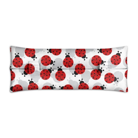 Ladybug Print Mastectomy Pillow for Car - Soft Post Surgery Seatbelt Cushion for Women, Heart & Breast Surgery Recovery