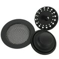thumbnail image 2 of HONMEET Kitchen Sink Strainer 3-Pack Stainless Steel Black Drain Covers for Clog Prevention and Drain, 2 of 7