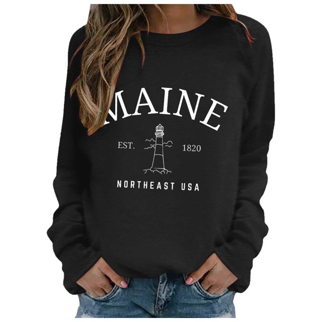 EHQJNJ Sweat à Capuche Blanc pour Femmes, Mode Imprimé Lettre, Col Montant, Grande Taille
