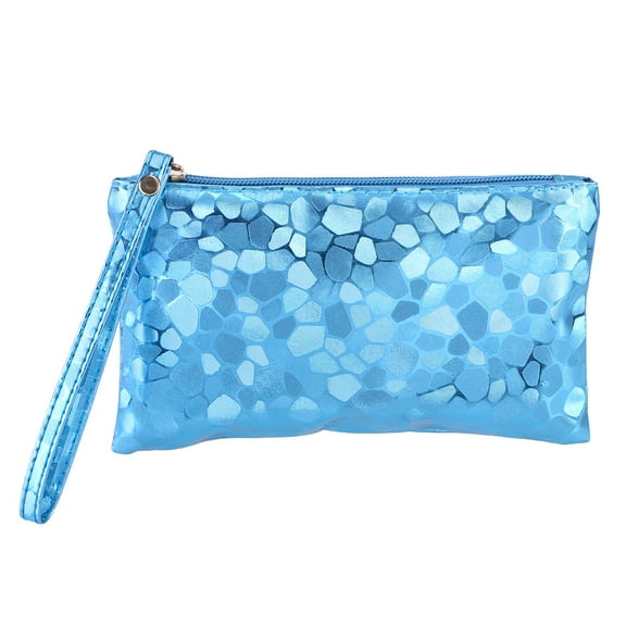 Masteelf Wallet Handbag Mobile Phone Key Bag Women Small Change Coin Purse (Blue)