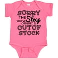 thumbnail image 3 of Inktastic Sorry the Sleep You've Orderd is out of Stock Boys or Girls Baby Bodysuit, 3 of 5