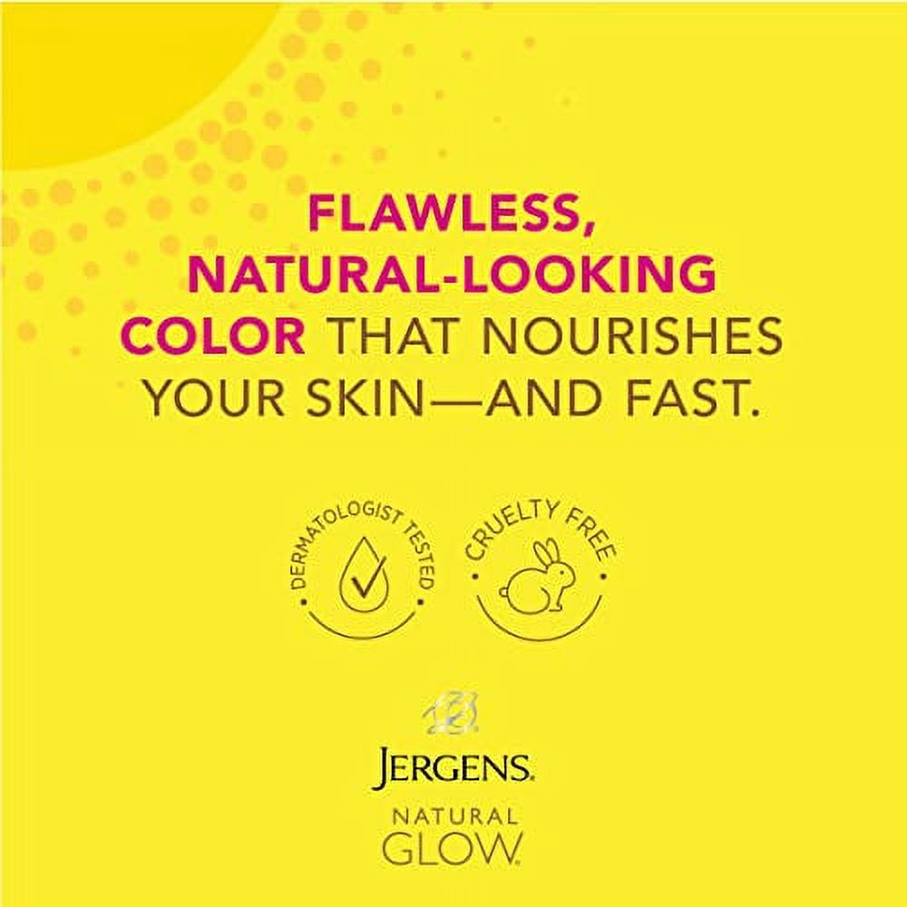 Jergens Natural Glow 3-Day Self Tanner Lotion, Sunless Tanner for ...