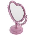 thumbnail image 4 of Vintage Desktop Makeup Mirror Creative Heart Shaped Mirror Rotatable Mirror, 4 of 4
