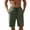 Army Green, variant on Men's Athletic Shorts Performance Quick Dry Workout Short Pants, 9" Inseam Summer Lightweight Breathable Regular Fit Elastic Waist Drawstring Short Pants with Pockets