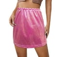 thumbnail image 4 of Wyzesi Yellow Skirt Mini Ruffle Ladies Dance Performance Skirt Sequins Fine Flash Cheerleader Tutu Skirt Dresses, 4 of 4